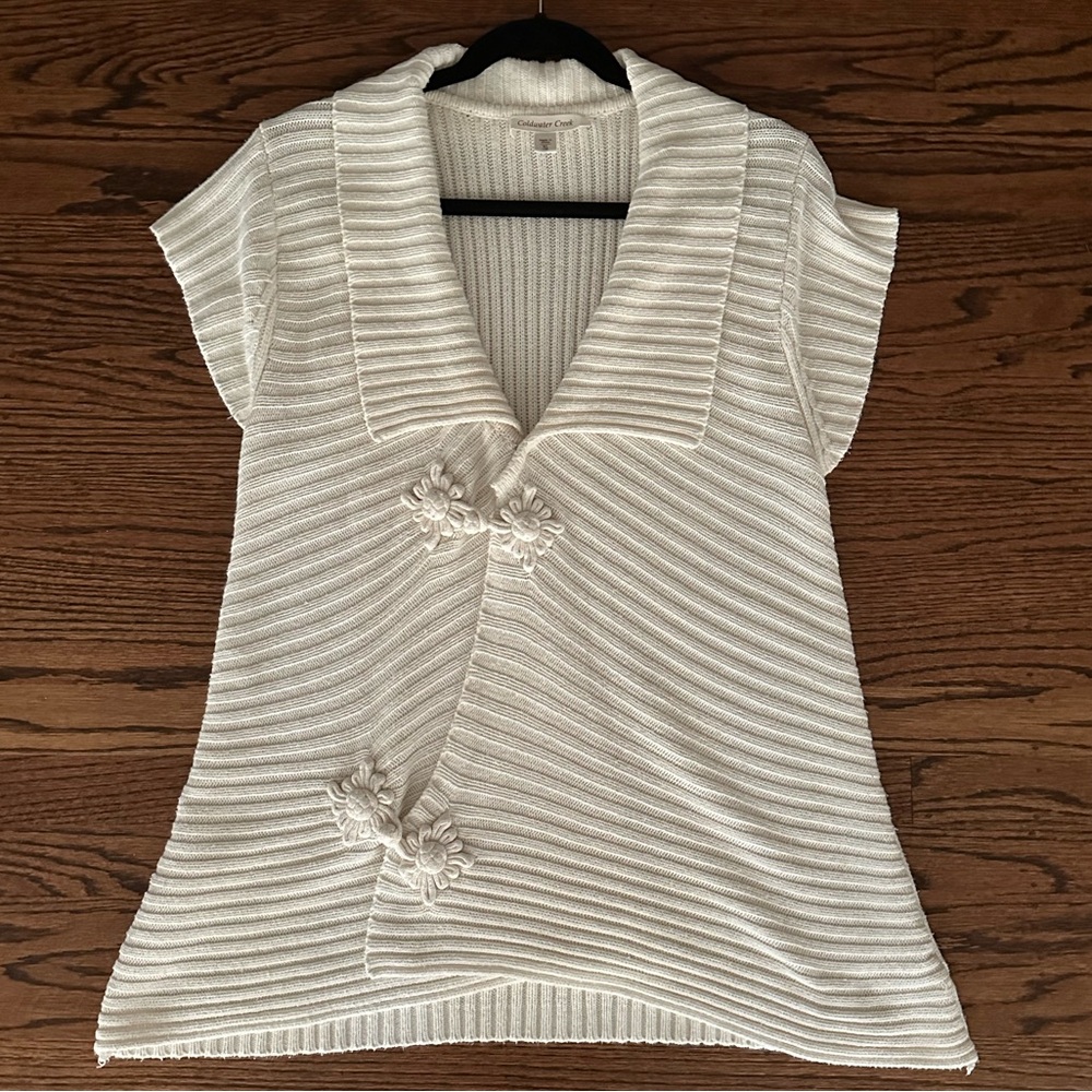 Coldwater Creek Cream Knit sweater